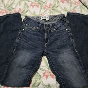 Ariat Women's Dark Blue Boot Cut Jeans